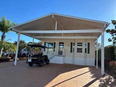 SPECTACULAR 2 BEDROOM, 2.5 BATH, MOVE-IN READY ON 17TH HOLE ON on Deer Creek RV Golf Resort in Florida - for sale on GolfHomes.com, golf home, golf lot
