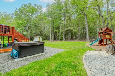 This beautifully renovated 3-bedroom, 3-bathroom home is the on Pocono Farms Country Club in Pennsylvania - for sale on GolfHomes.com, golf home, golf lot
