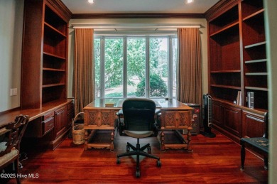 This exquisite brick home is tucked away on a cul-de-sac within on Pinewild Country Club of Pinehurst in North Carolina - for sale on GolfHomes.com, golf home, golf lot