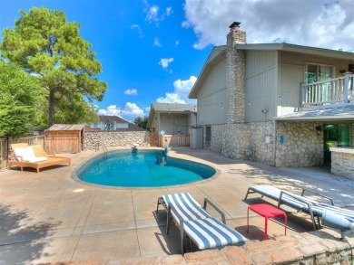 Step into timeless elegance with this beautiful mid-century on The Greens Country Club in Oklahoma - for sale on GolfHomes.com, golf home, golf lot