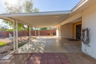 Discover this charming  2-bedroom gem with unlimited potential on Pebblebrook Golf Course in Arizona - for sale on GolfHomes.com, golf home, golf lot