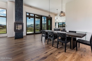 This fully furnished 6-bedroom, 6.5 bathroom contemporary home on Talisker Club At Tuhaye in Utah - for sale on GolfHomes.com, golf home, golf lot