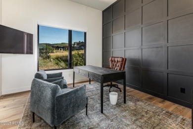 This fully furnished 6-bedroom, 6.5 bathroom contemporary home on Talisker Club At Tuhaye in Utah - for sale on GolfHomes.com, golf home, golf lot