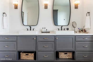 This fully furnished 6-bedroom, 6.5 bathroom contemporary home on Talisker Club At Tuhaye in Utah - for sale on GolfHomes.com, golf home, golf lot
