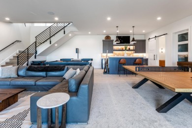 This fully furnished 6-bedroom, 6.5 bathroom contemporary home on Talisker Club At Tuhaye in Utah - for sale on GolfHomes.com, golf home, golf lot