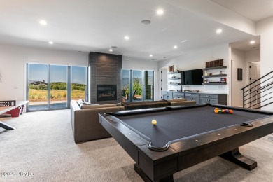 This fully furnished 6-bedroom, 6.5 bathroom contemporary home on Talisker Club At Tuhaye in Utah - for sale on GolfHomes.com, golf home, golf lot