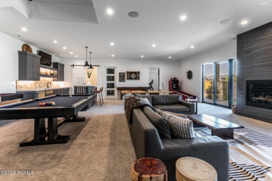 This fully furnished 6-bedroom, 6.5 bathroom contemporary home on Talisker Club At Tuhaye in Utah - for sale on GolfHomes.com, golf home, golf lot