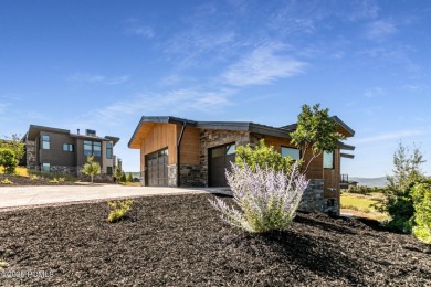 This fully furnished 6-bedroom, 6.5 bathroom contemporary home on Talisker Club At Tuhaye in Utah - for sale on GolfHomes.com, golf home, golf lot