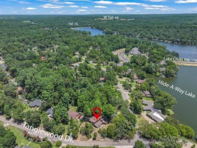 Step into this beautifully designed 2-bedroom, 2-bath home that on Hide-A-Way Lake Golf Course in Texas - for sale on GolfHomes.com, golf home, golf lot