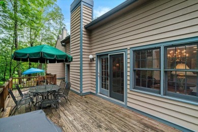 Large end-unit townhouse on the 7th hole of the famed Donald on Buck Hill Golf Club  in Pennsylvania - for sale on GolfHomes.com, golf home, golf lot