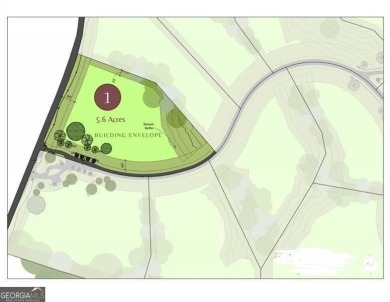 Spectacular 5.39 acre estate lot in The Homestead at Milton on Trophy Club of Atlanta in Georgia - for sale on GolfHomes.com, golf home, golf lot