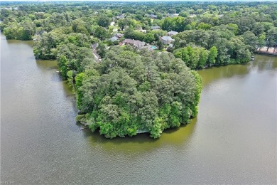 Awesome waterfront lot on a quiet peninsula at the end of a on Cypress Point Country Club in Virginia - for sale on GolfHomes.com, golf home, golf lot