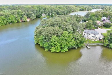 Awesome waterfront lot on a quiet peninsula at the end of a on Cypress Point Country Club in Virginia - for sale on GolfHomes.com, golf home, golf lot