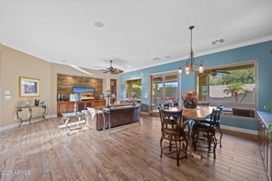 Luxurious Trilogy Home with Heated Saltwater Pool & SOLAR IS on Trilogy Golf Club At Vistancia in Arizona - for sale on GolfHomes.com, golf home, golf lot