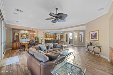 Luxurious Trilogy Home with Heated Saltwater Pool & SOLAR IS on Trilogy Golf Club At Vistancia in Arizona - for sale on GolfHomes.com, golf home, golf lot