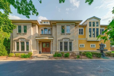 Discover unparalleled luxury in this exquisite 6+1 bedroom, 7 on Hillcrest Country Club in Illinois - for sale on GolfHomes.com, golf home, golf lot
