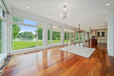 Discover unparalleled luxury in this exquisite 6+1 bedroom, 7 on Hillcrest Country Club in Illinois - for sale on GolfHomes.com, golf home, golf lot