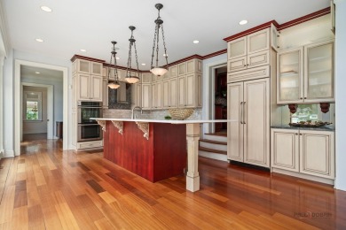 Discover unparalleled luxury in this exquisite 6+1 bedroom, 7 on Hillcrest Country Club in Illinois - for sale on GolfHomes.com, golf home, golf lot