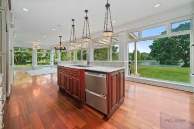 Discover unparalleled luxury in this exquisite 6+1 bedroom, 7 on Hillcrest Country Club in Illinois - for sale on GolfHomes.com, golf home, golf lot