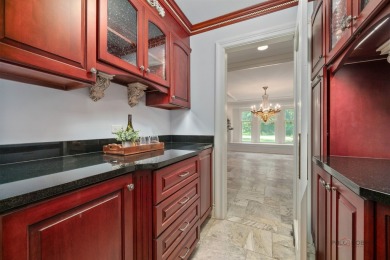 Discover unparalleled luxury in this exquisite 6+1 bedroom, 7 on Hillcrest Country Club in Illinois - for sale on GolfHomes.com, golf home, golf lot