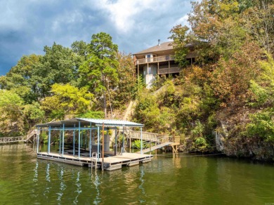 Located in the Diamondhead Community this custom waterfront home on Diamondhead Golf and Country Club in Arkansas - for sale on GolfHomes.com, golf home, golf lot