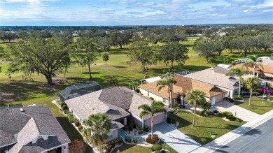 One or more photo(s) has been virtually staged. Fabulous pool on Caloosa Greens Executive Golf Course in Florida - for sale on GolfHomes.com, golf home, golf lot