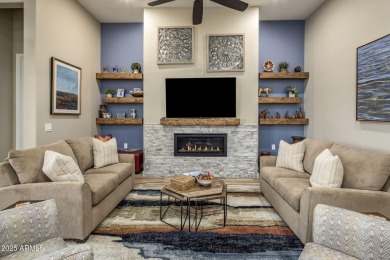 Enjoy sophisticated lock-n-leave living in this impeccably on Whisper Rock Golf Club  in Arizona - for sale on GolfHomes.com, golf home, golf lot
