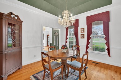 THIS BEAUTIFUL 4 BEDROOM BRICK HOME IN CROASDAILE FARM is ready on Croasdaile Country Club in North Carolina - for sale on GolfHomes.com, golf home, golf lot