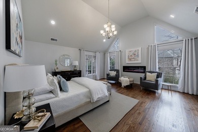 Prepare to be captivated by this storybook stone estate, a rare on Atlanta Country Club in Georgia - for sale on GolfHomes.com, golf home, golf lot