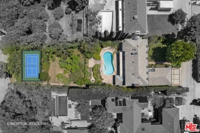 Tucked behind lush landscaping on one of the most coveted and on Los Angeles Country Club in California - for sale on GolfHomes.com, golf home, golf lot