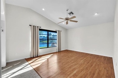 Welcome Home to Longshore Lake! Enjoy long and panoramic lake on Quail Village Golf Course in Florida - for sale on GolfHomes.com, golf home, golf lot