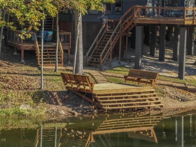 This stunning, fully furnished 4 bed and 2 bath lakefront chalet on Innsbrook Resort Golf Course in Missouri - for sale on GolfHomes.com, golf home, golf lot