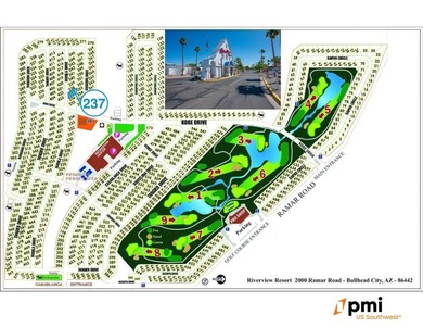 2 bedroom 1 bath with covered deck and parking. Newly remodeled on Riverview Golf Course in Arizona - for sale on GolfHomes.com, golf home, golf lot