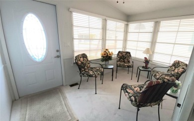 1996 MOBILE HOME IN ACTIVE 55+ COMMUNITY. FURNISHED one bedroom on River Run Golf Links in Florida - for sale on GolfHomes.com, golf home, golf lot