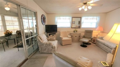 1996 MOBILE HOME IN ACTIVE 55+ COMMUNITY. FURNISHED one bedroom on River Run Golf Links in Florida - for sale on GolfHomes.com, golf home, golf lot