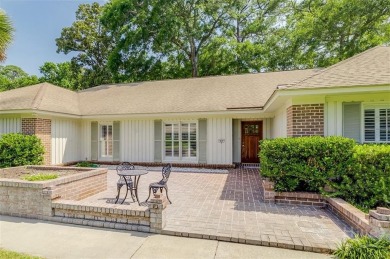 Fully renovated, one-level mid-century brick home overlooking on Wilmington Island Club in Georgia - for sale on GolfHomes.com, golf home, golf lot