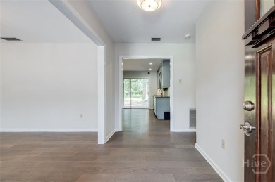 Fully renovated, one-level mid-century brick home overlooking on Wilmington Island Club in Georgia - for sale on GolfHomes.com, golf home, golf lot
