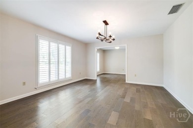 Fully renovated, one-level mid-century brick home overlooking on Wilmington Island Club in Georgia - for sale on GolfHomes.com, golf home, golf lot