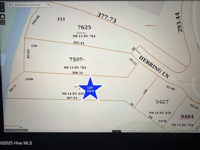 Occano's Most Unique Custom Homesite - Lot 149R is A Rare on Occano Golf Course in North Carolina - for sale on GolfHomes.com, golf home, golf lot