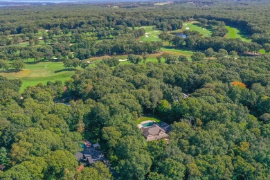 Nestled on 3 secluded acres, this stunning home embodies on Noyac Golf Club in New York - for sale on GolfHomes.com, golf home, golf lot