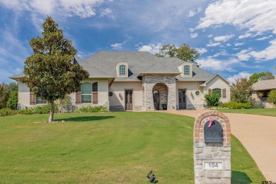 Discover an exceptional residence where sophisticated living on Hide-A-Way Lake Golf Course in Texas - for sale on GolfHomes.com, golf home, golf lot