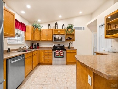 Welcome to 228 S Golfwood Dr W! This immaculate ranch-style home on Desert Hawk At Pueblo West in Colorado - for sale on GolfHomes.com, golf home, golf lot