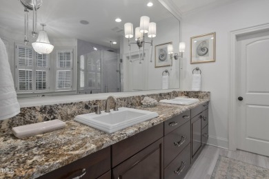This picturesque Southern Living home has breathtaking panoramic on Heritage Golf Club in North Carolina - for sale on GolfHomes.com, golf home, golf lot