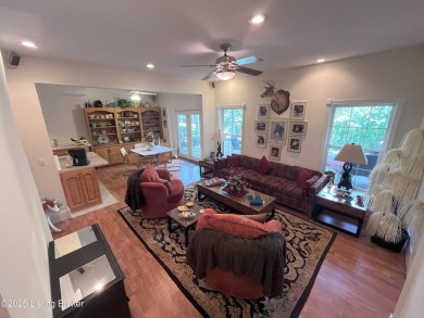LAKEFRONT! Stately custom-built brick Colonial in sought-after on Old Bridge Golf Club in Kentucky - for sale on GolfHomes.com, golf home, golf lot