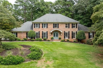Exquisite All-Brick Masterpiece in Prestigious Rivergate! on Horseshoe Bend Country Club in Georgia - for sale on GolfHomes.com, golf home, golf lot