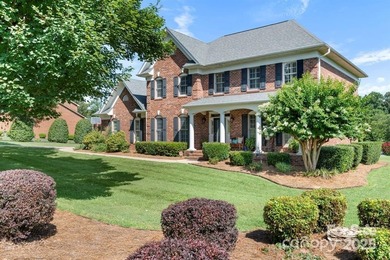 Beautiful brick home nestled in the highly sought-after Rock on Rock Barn Golf and Spa in North Carolina - for sale on GolfHomes.com, golf home, golf lot
