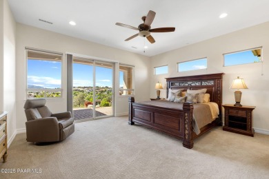 Stunning elegant custom home perched atop the Estates of on Prescott Lakes Golf and Country Club in Arizona - for sale on GolfHomes.com, golf home, golf lot