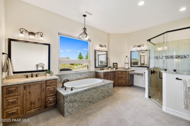 Stunning elegant custom home perched atop the Estates of on Prescott Lakes Golf and Country Club in Arizona - for sale on GolfHomes.com, golf home, golf lot