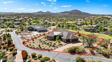 Stunning elegant custom home perched atop the Estates of on Prescott Lakes Golf and Country Club in Arizona - for sale on GolfHomes.com, golf home, golf lot