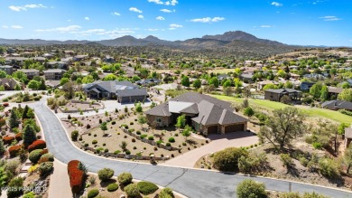 Stunning elegant custom home perched atop the Estates of on Prescott Lakes Golf and Country Club in Arizona - for sale on GolfHomes.com, golf home, golf lot